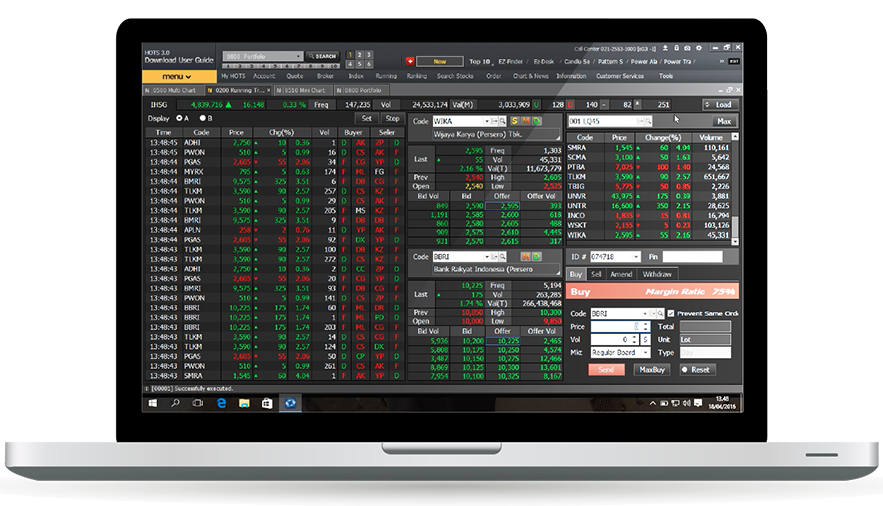 Open source sistem perdagangan saham