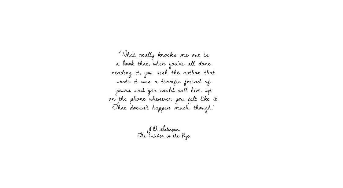 holdens desire to protect the innocent in jd salingers the catcher in the rye Jd salinger catcher in the rye it is clear that many of the events in salinger's early life appear in the catcher in the rye like salinger innocent girl who causes holden some concern when he finds out she is dating stradlater. holdens desire to protect the innocent in jd salingers the catcher in the rye Jd salinger catcher in the rye it is clear that many of the events in salinger's early life appear in the catcher in the rye like salinger innocent girl who causes holden some concern when he finds out she is dating stradlater.