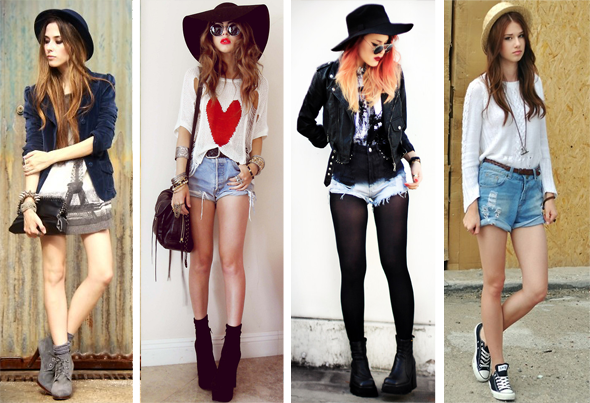 Imagens: lookbook.nu looks femininos com chapeu