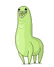 Eff.Jay.Yo Green_llama_thingy