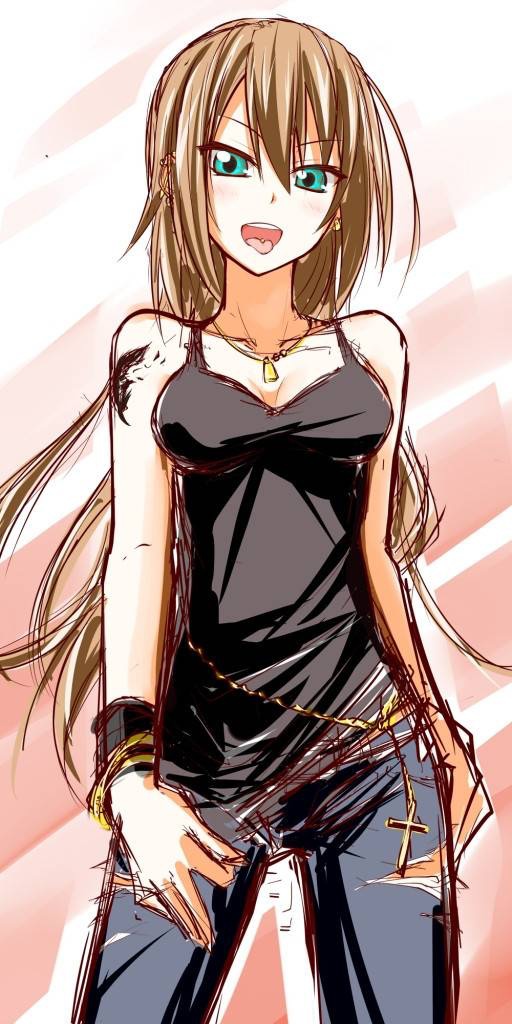 Tough anime girl characters