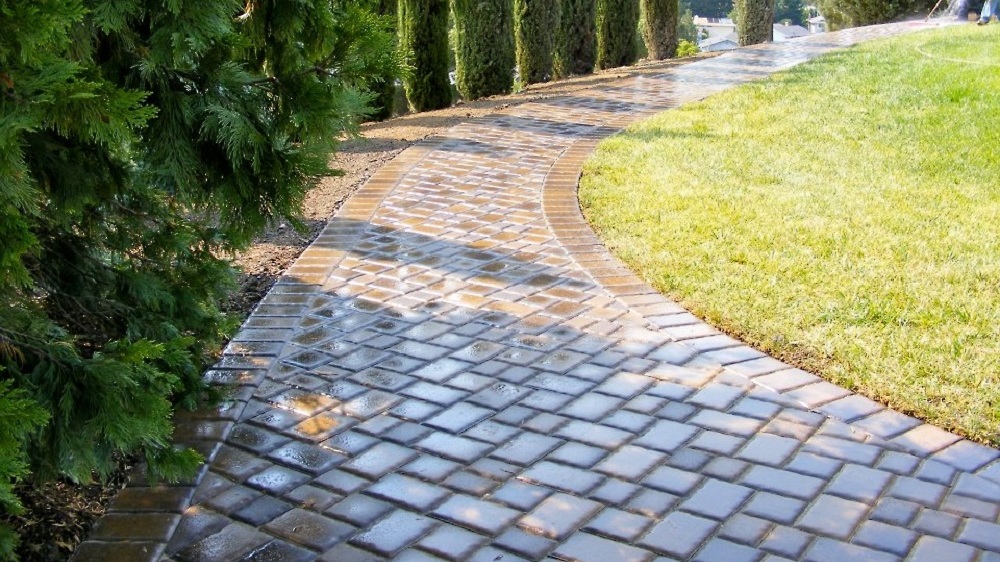 Viking Pavers — Simple, economical, and stylish ribbon driveways...