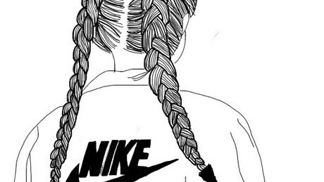 tumblr girl drawing